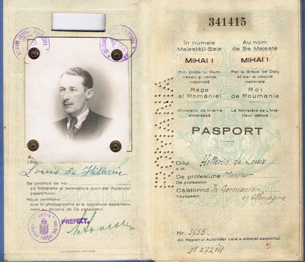 FAMILIA  "CONTE  CHARLES  de  HILLERIN"